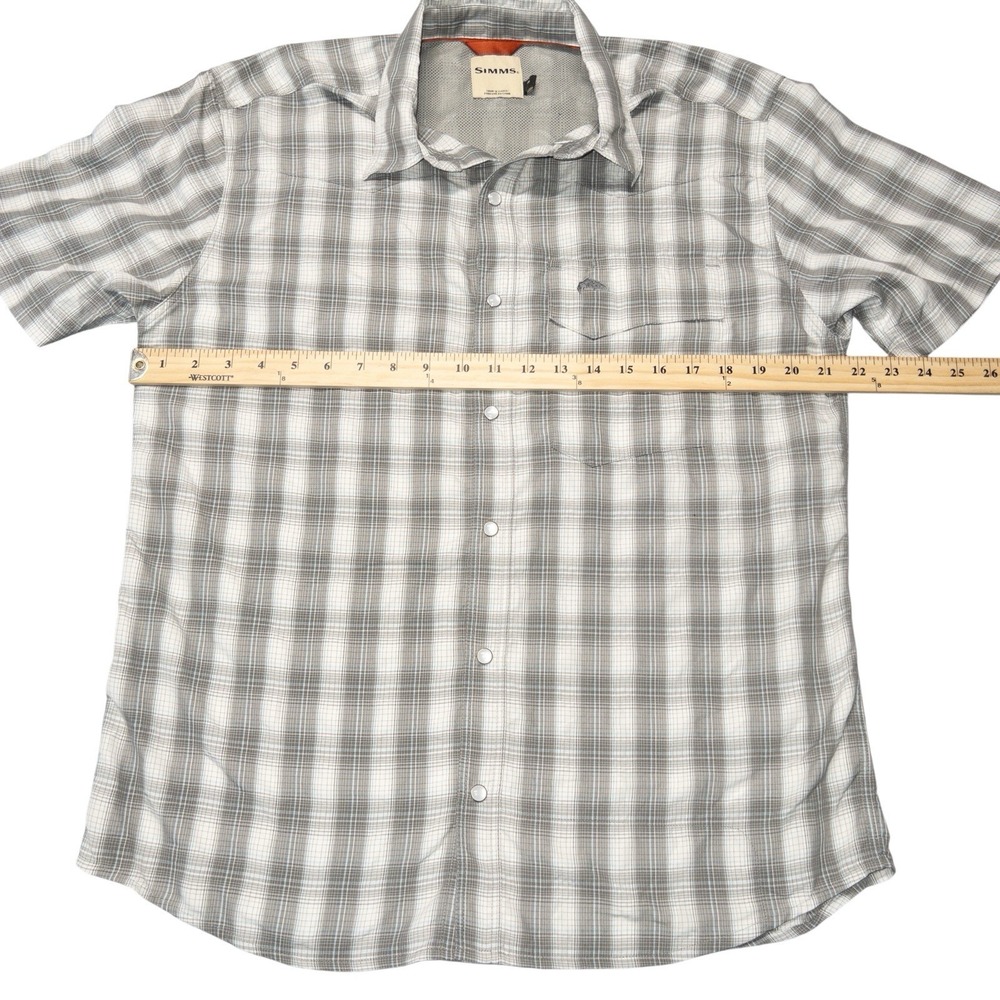 Simms Fishing Vented Shirt Mens Medium Lake Outdoor‎ Gorpcore Boating Camping - Picture 5 of 7